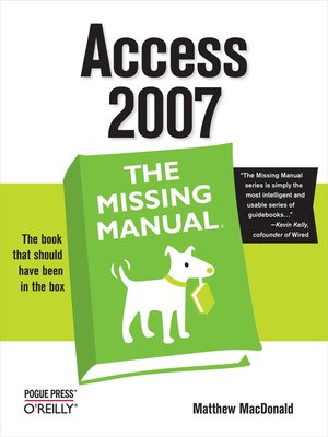 cover image of Access 2007